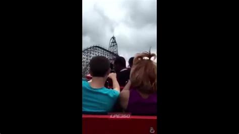 Lost her top on a rollercoaster.. : r/funny .